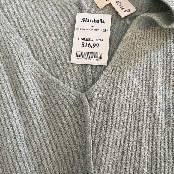 Sage green sweater new - Picture 3 of 4